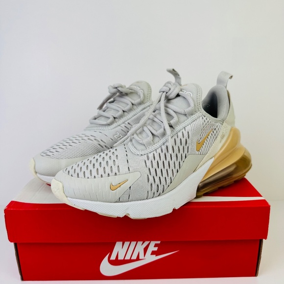 Nike Air Max 270 Light Bone Sesame Beige Sneakers DX8951-001 Women's Size 8 - Picture 2 of 9